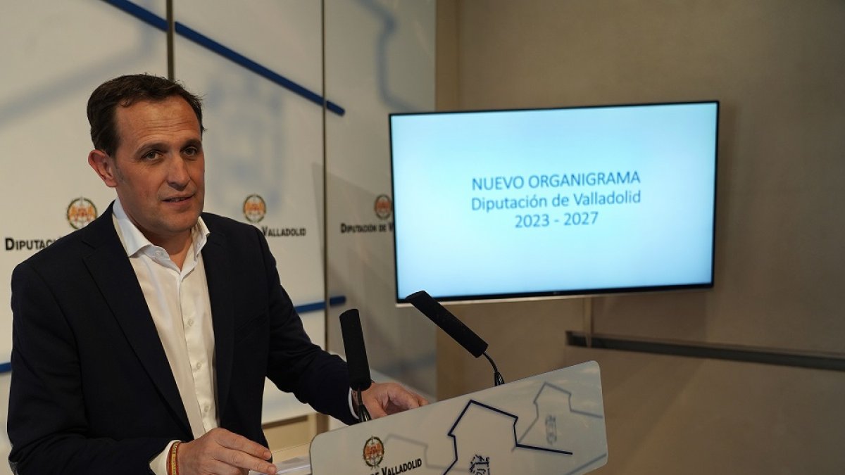 Conrado Íscar, presidente de la Diputación de Valladolid. ICAL