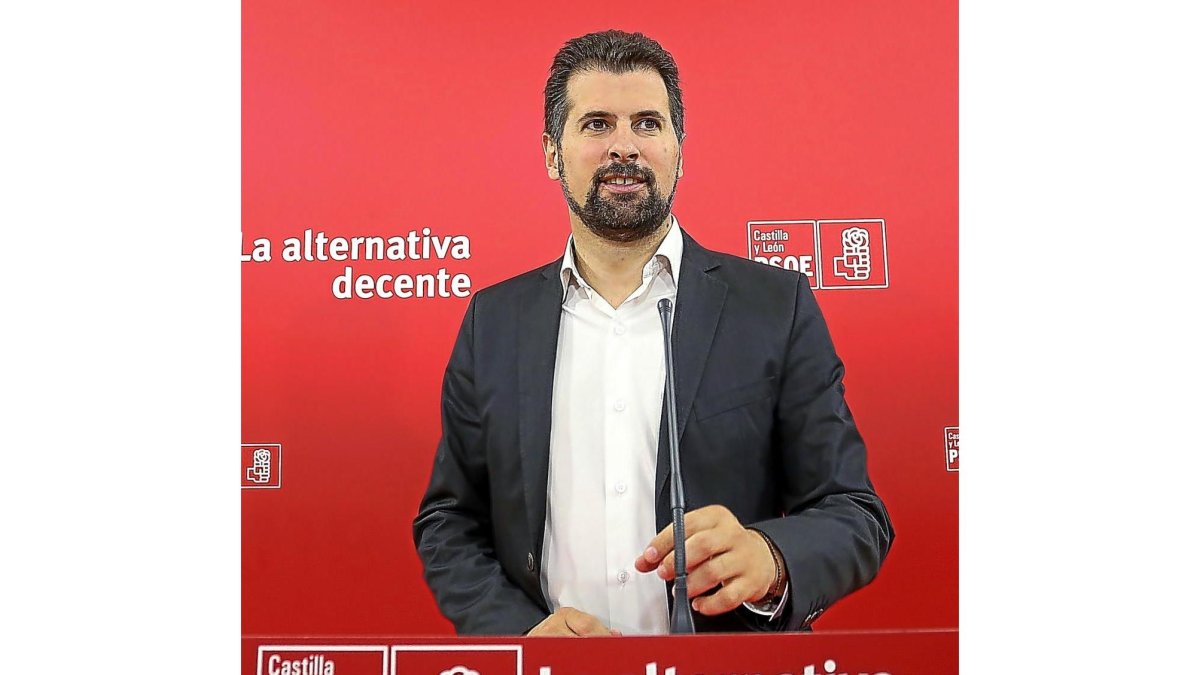 El secretario general del PSOE en Castilla y León, Luis Tudanca.-EL MUNDO