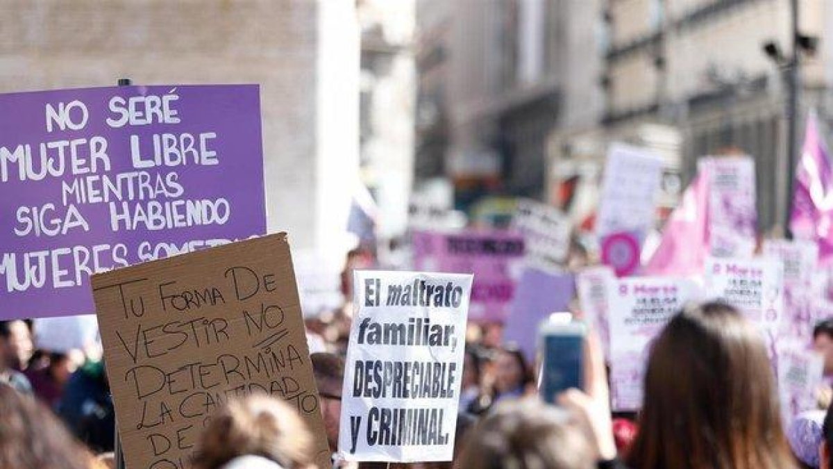 Manifestación del 8M en Madrid. - E. M.