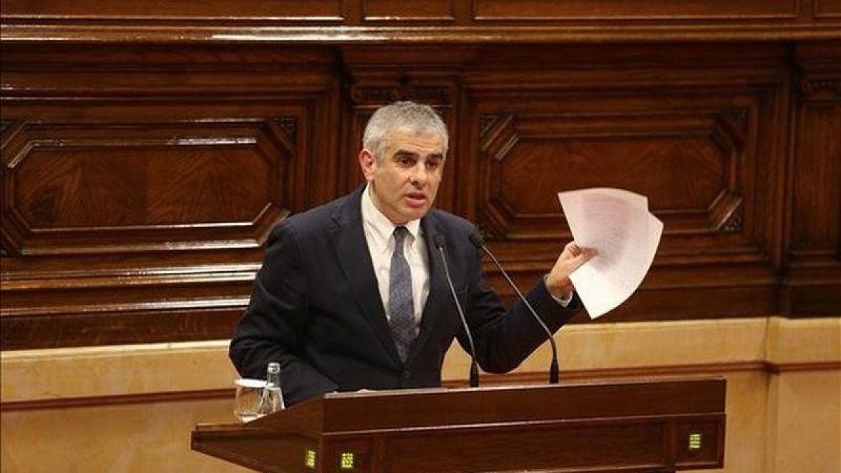 El portavoz de Ciutadans en el Parlament, Carlos Carrizosa.-ELISENDA PONS