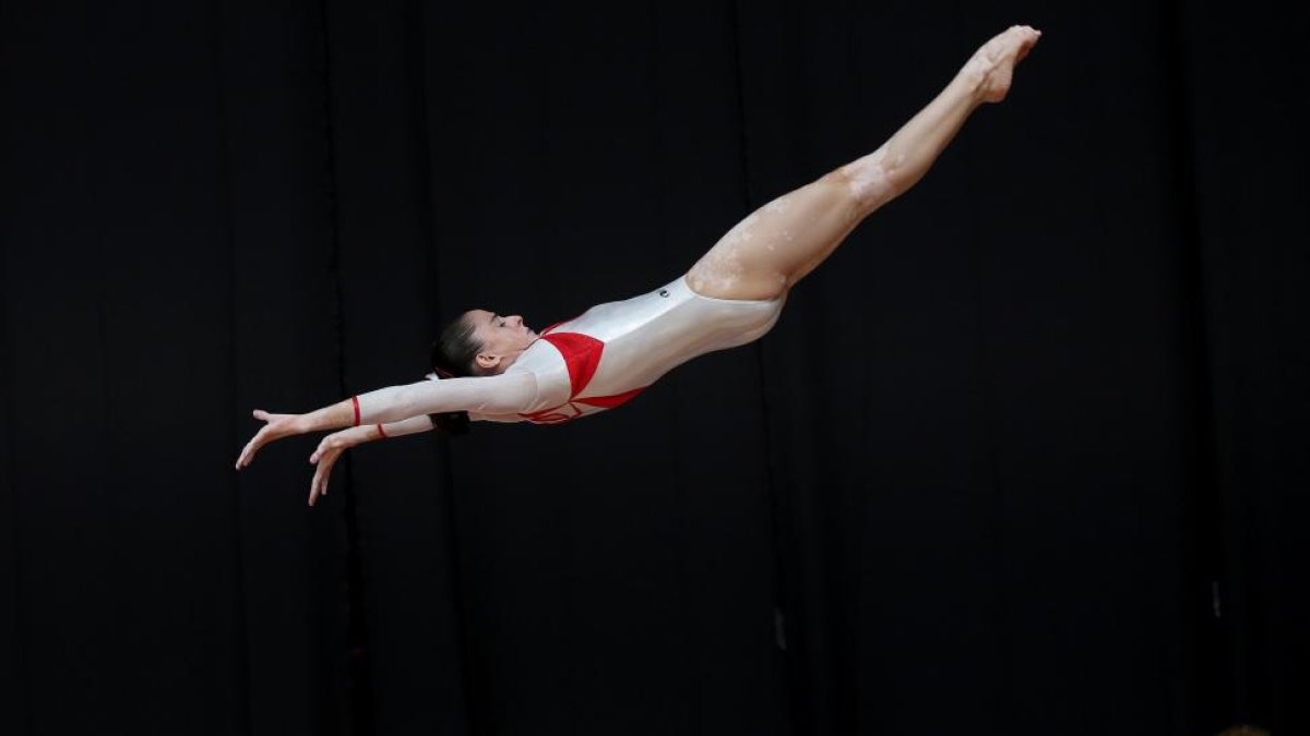 Imagen de la gimnasta Irene Álvarez.-E.M.