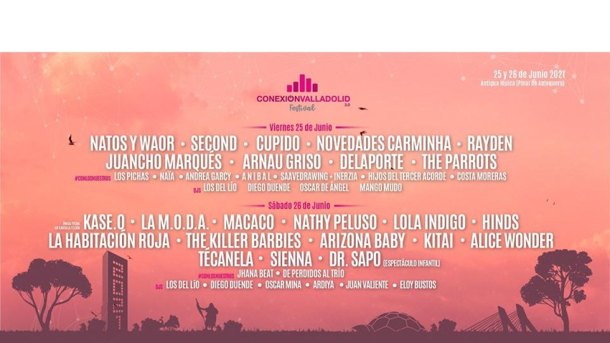 Cartel del festival Conexión Valladolid 2021.- E. M.