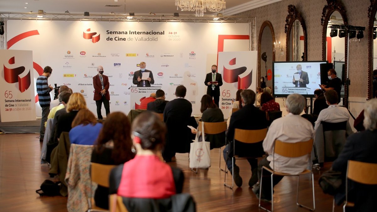 Lectura del palmarés de las 65ª Semana Internacional del Cine de Valladolid. ICAL