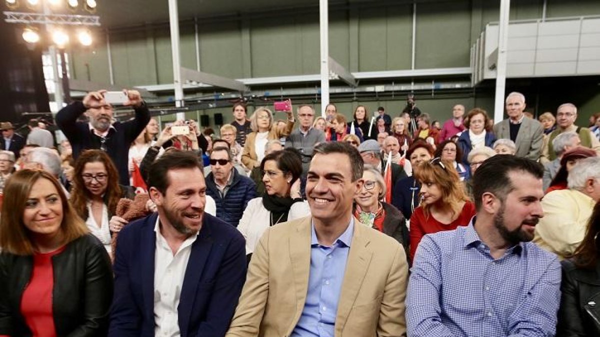 Acto político del secretario general del PSOE y presidente del Gobierno, Pedro Sánchez-ICAL