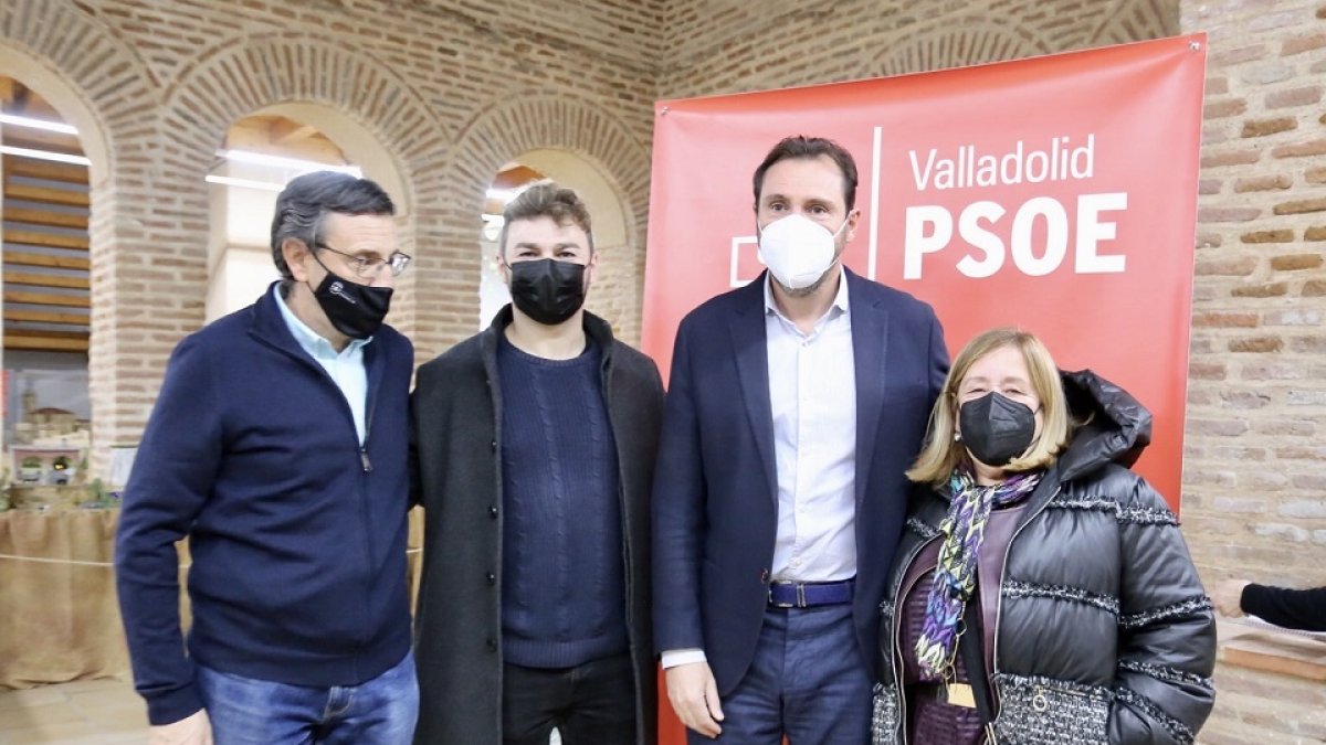 El alcalde de Valladolid, Óscar Puente, en la primera reunión de la nueva comisión ejecutiva provincial. -ICAL
