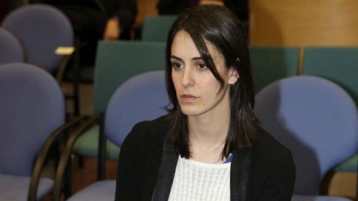 La portavoz del Ayuntamiento de Madrid  Rita Maestre, durante el juicio.-EFE / JAVIER LIZÓN