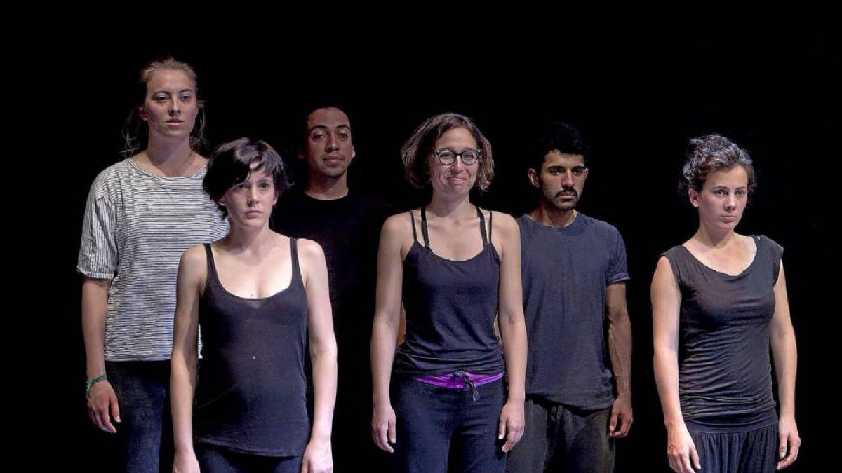 Eva Beijneveld, Belén de Santiago, Rennier Piñero, Lucía Miranda, Efraín Rodríguez y Laura Santos.-Pedro Gato.