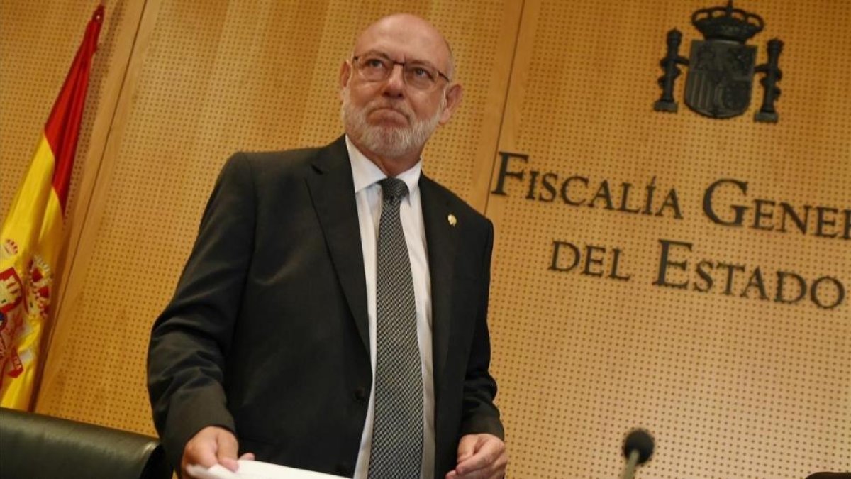 El fiscal general del Estado, José Manuel Maza-FERNANDO VILLAR / EFE