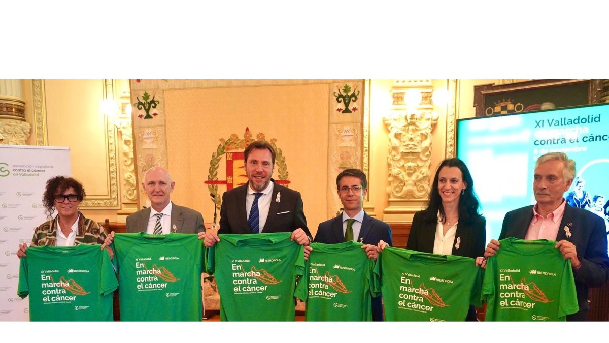 Presentación de la XI Marcha Contra el Cáncer de Valladolid. E.M.