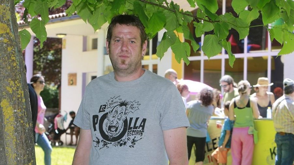 Pablo Ortiz de Latierro, cabeza de lista de EHBildu en La Puebla.-