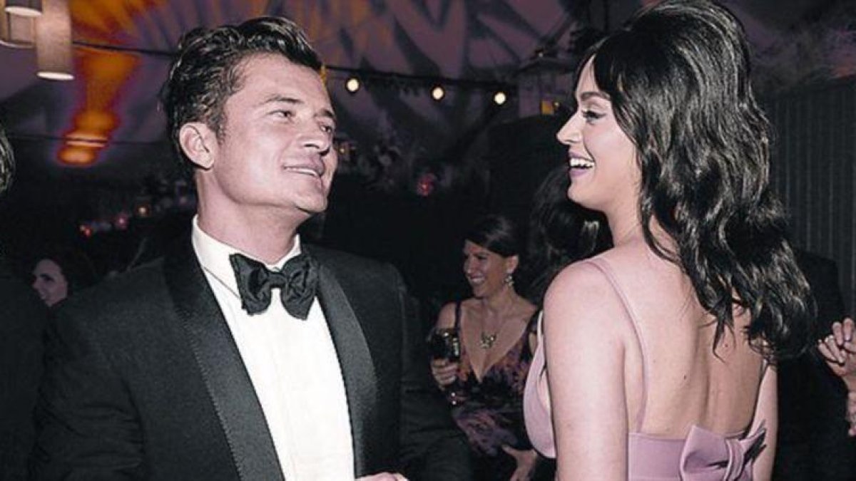 Katy Perry y Orlando Bloom, su novio al menos hasta hace unos días.-GETTY IMAGES / JORDI COTRINA / REUTERS