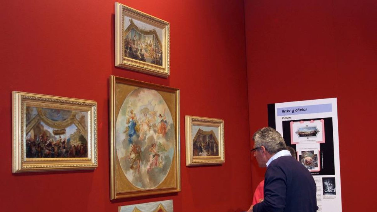 Exposición 'El Palacio Provincial 1914-2014, un edificio singular en Palencia', incluida en las acciones que la institución provincial va a llevar a cabo con motivo del centenario de su inauguración-Ical