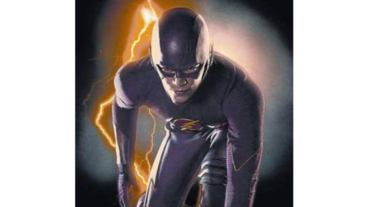 El actor Grant Gustin, protagonista de 'The Flash'.-