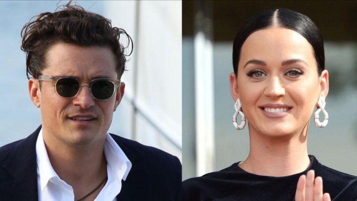 Katy Perry y Orlando Bloom.-