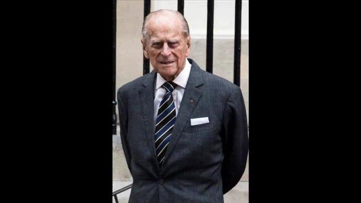 Una imagen de archivo del duque de Edimburgo, marido de la reina Isabel II de Inglaterra.-