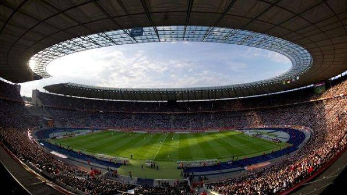El Estadio Olímpico de Berlín, sede de la final de la Liga de Campeones el 6 de junio.-Foto: AFP / ODD ANDERSEN