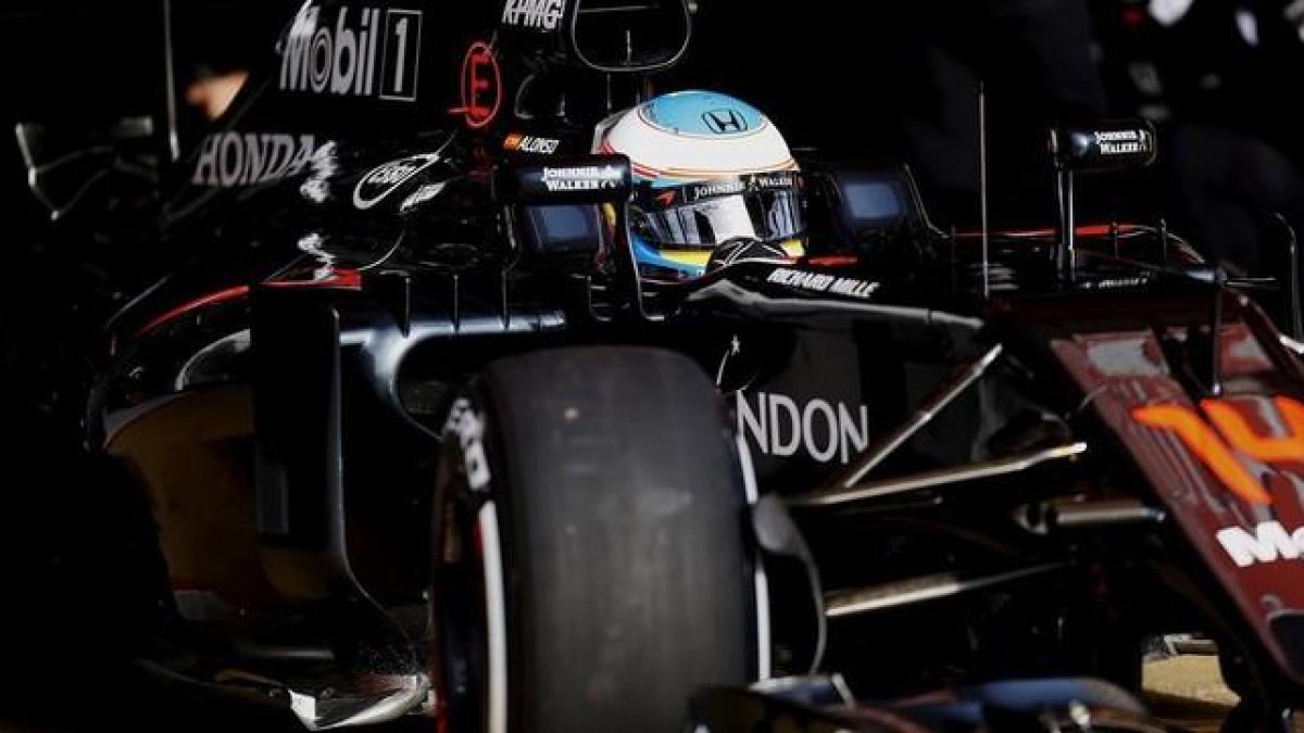 Fernando Alonso, en Montmeló.-
