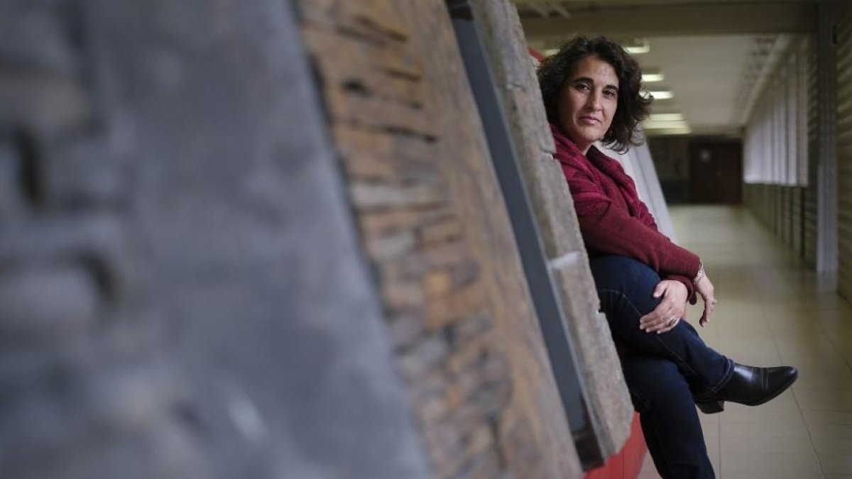 La profesora de Geología Lola Pereira es la primera mujer que preside el Comité de Publicaciones de la Unión Internacional de Ciencias Geológicas.-ENRIQUE CARRASCAL