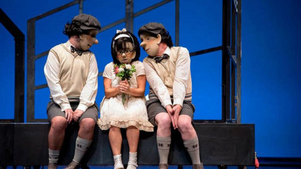 Una escena de ‘Amour’ que este fin de semana llega al teatro Calderón.-EL MUNDO