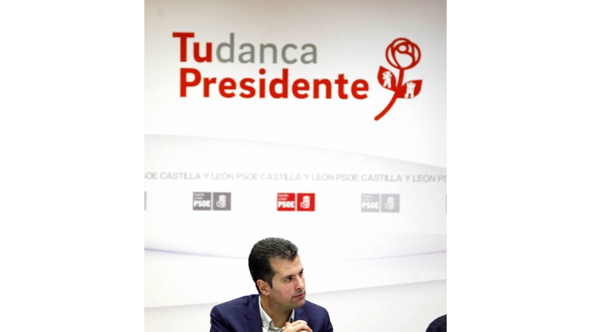 El candidato del PSOE a la Presidencia de la Junta, Luis Tudanca-Ical
