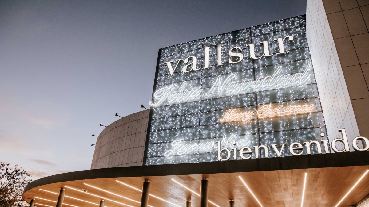 Encendido de Navidad en Vallsur en diciembre 2021. VALLSUR