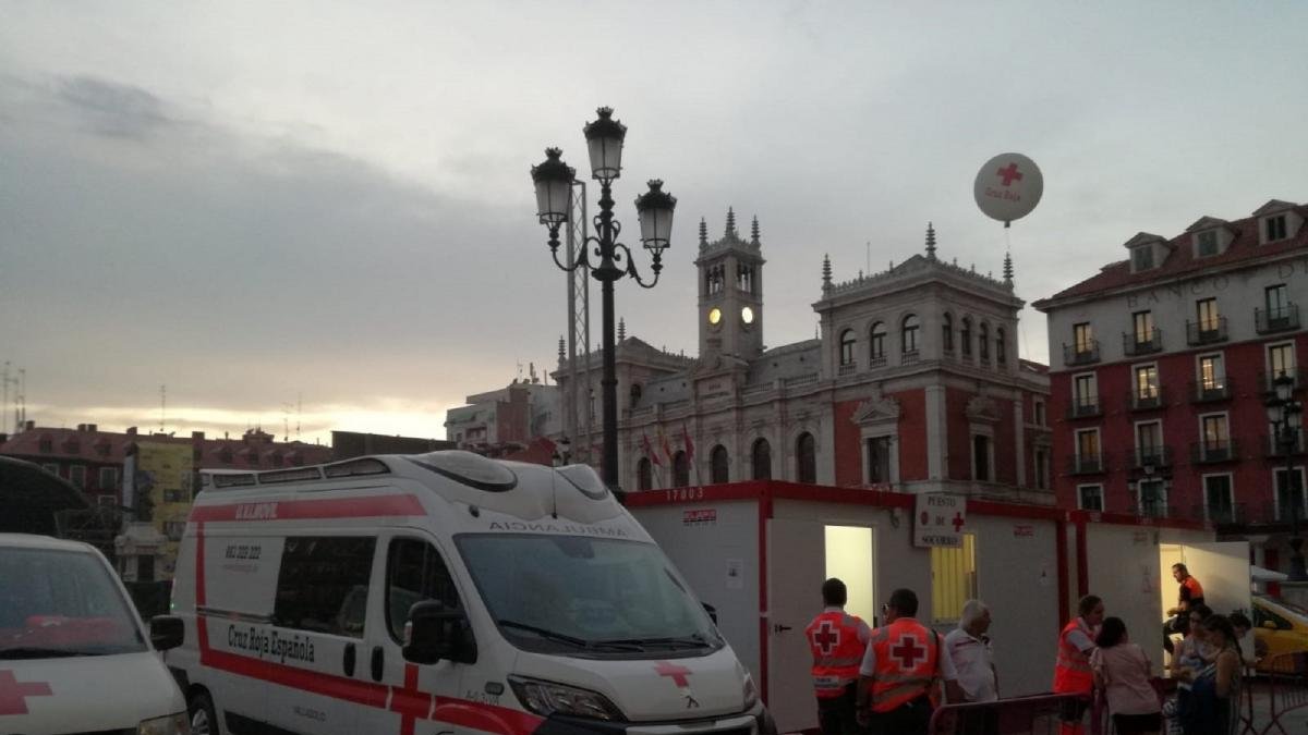 Operativo de Cruz Roja durante las fiestas.-CRUZ ROJA VALLADOLID