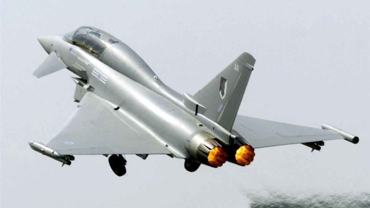 Un Eurofighter, en una foto de archivo.-CARL DE SOUZA