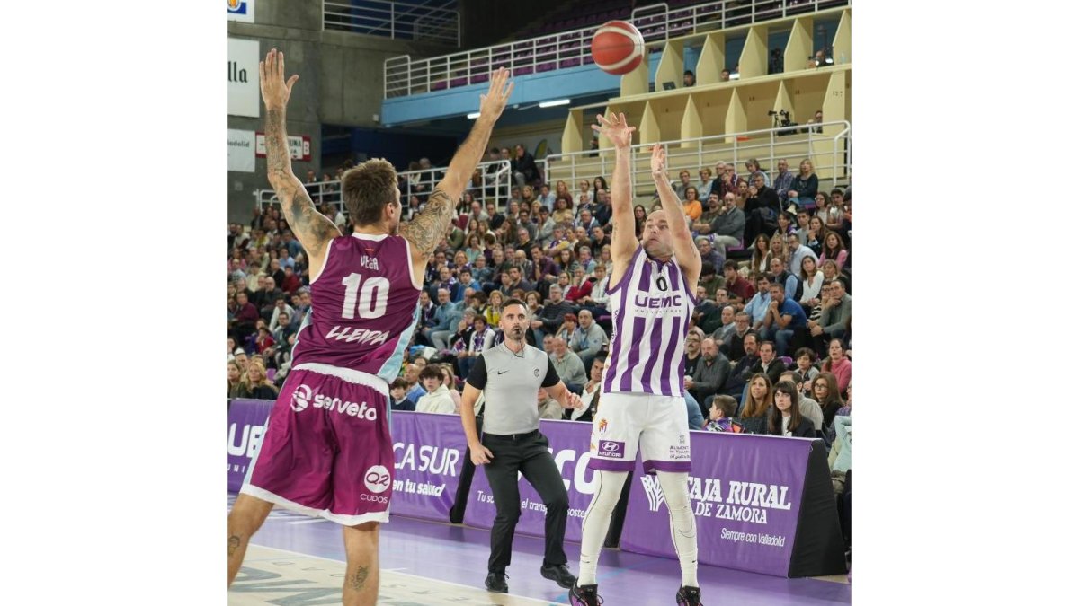 Partido UEMC Real Valladolid-Força Lleida de la 8ª jornada de la LEB-Oro