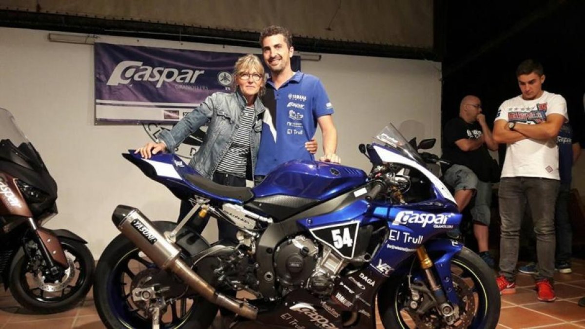Enric Saurí, en la presentación del equipo para las 24 horas de Catalunya, el pasado 1 de julio.-MOTOS GASPAR
