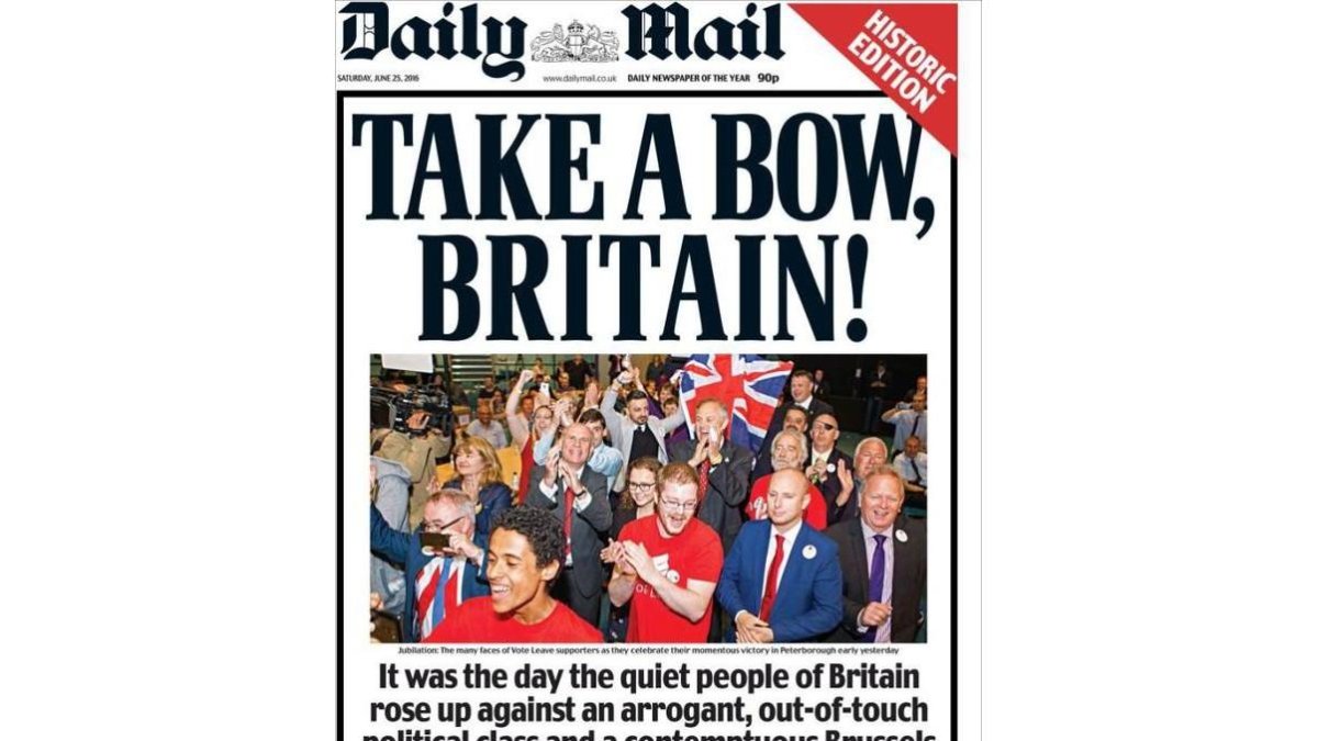 La portada del 'Daily Mail'.-
