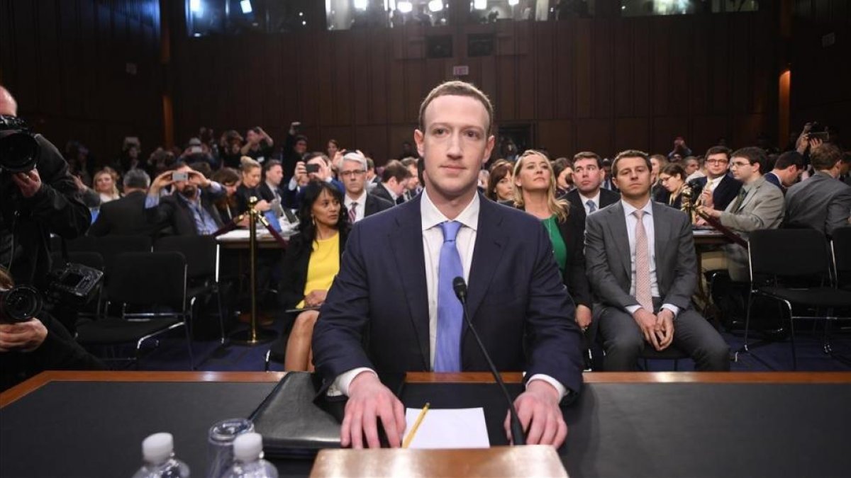 Zuckerberg, en el Senado-AFP / JIM WATSON