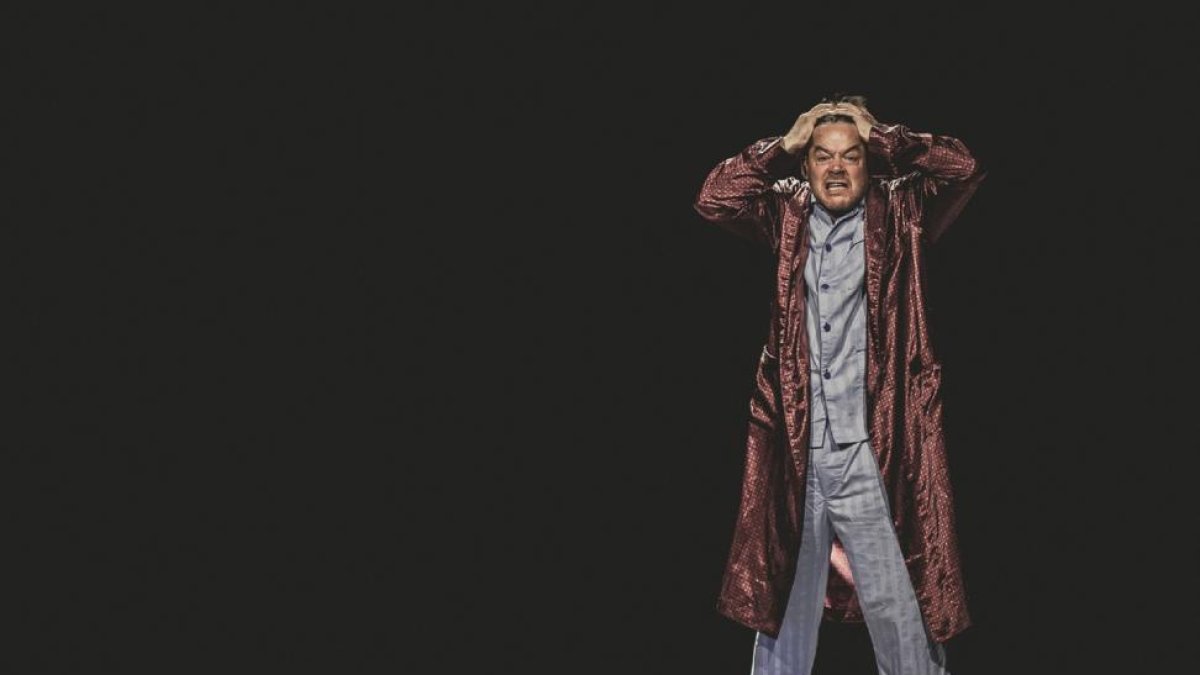 Jorge Sanz, envuelto en desesperación en la obra teatral ‘Tiempo’-EL MUNDO