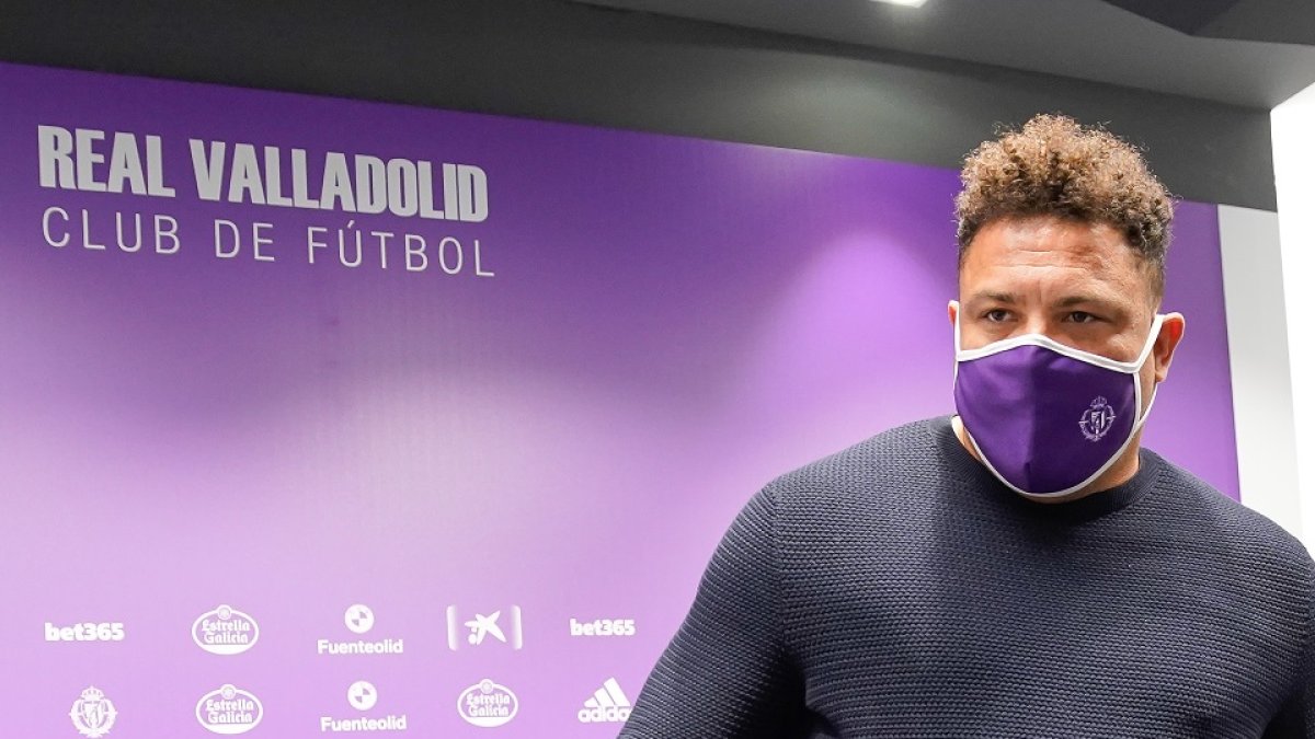 Ronaldo Nazario, presidente del Real Valladolid. / J. M. LOSTAU