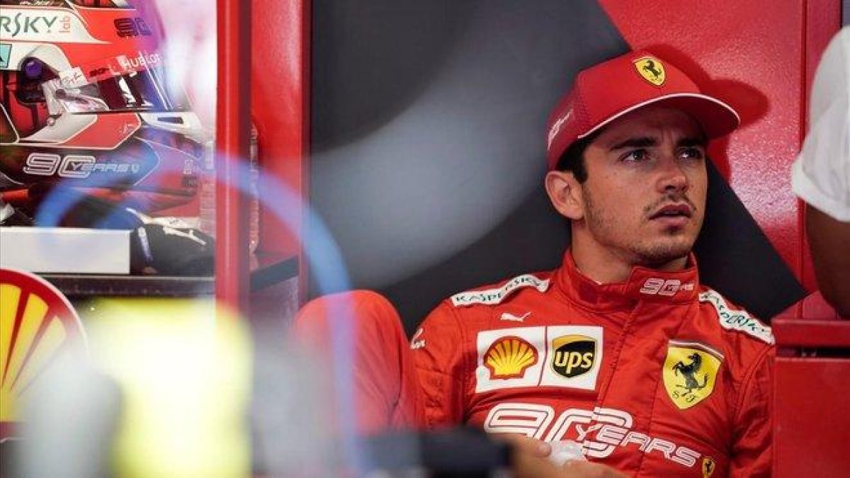 Charles Leclerc (Ferrari).-AFP / KENZO TRIBOUILLARD