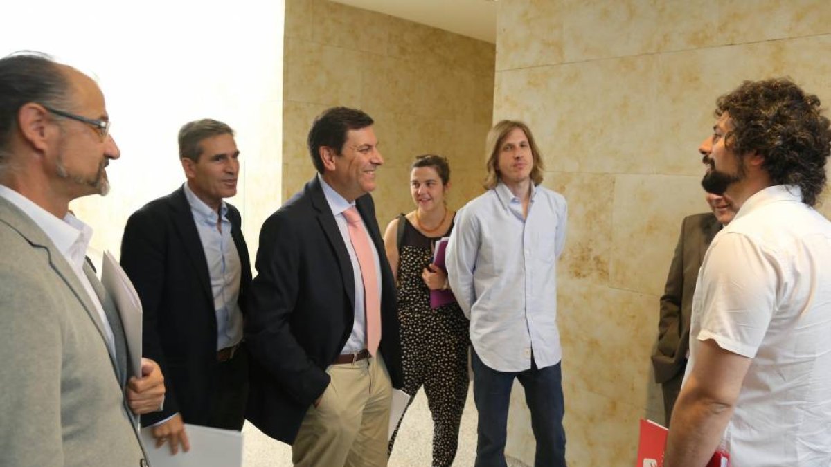 Reunión de la Junta de Portavoces de las Cortes-ICAL