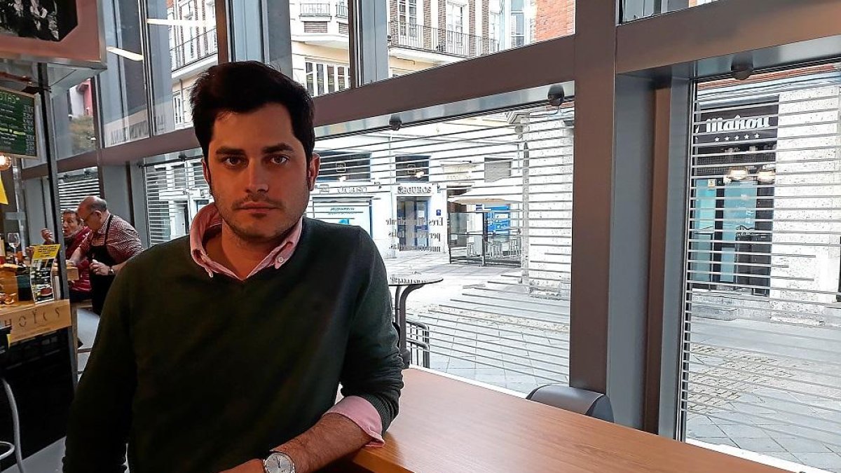 El joven empresario vallisoletano Nacho de la Viuda.-E. M.