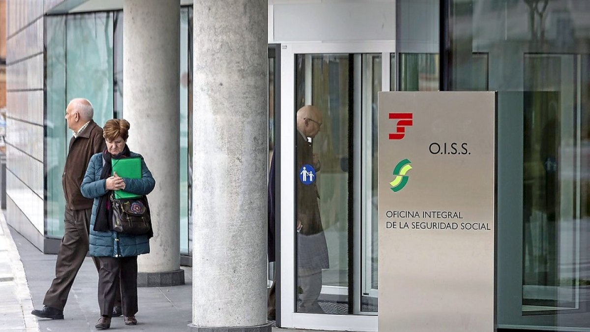 Oficina de la Seguridad Social en Valladolid en una foto de archivo. M.Á. SANTOS