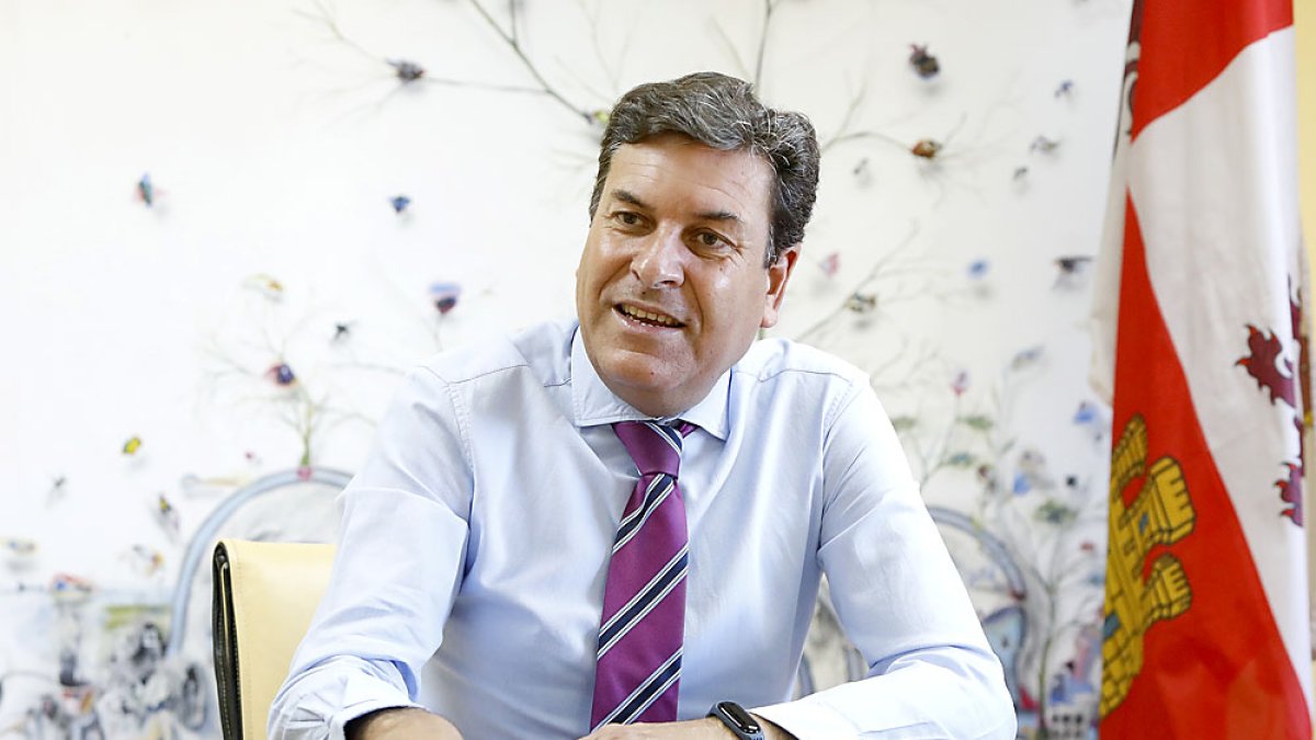 El portavoz del Gobierno y consejero de Economía y Hacienda, Carlos Fernández Carriedo. J. M. LOSTAU