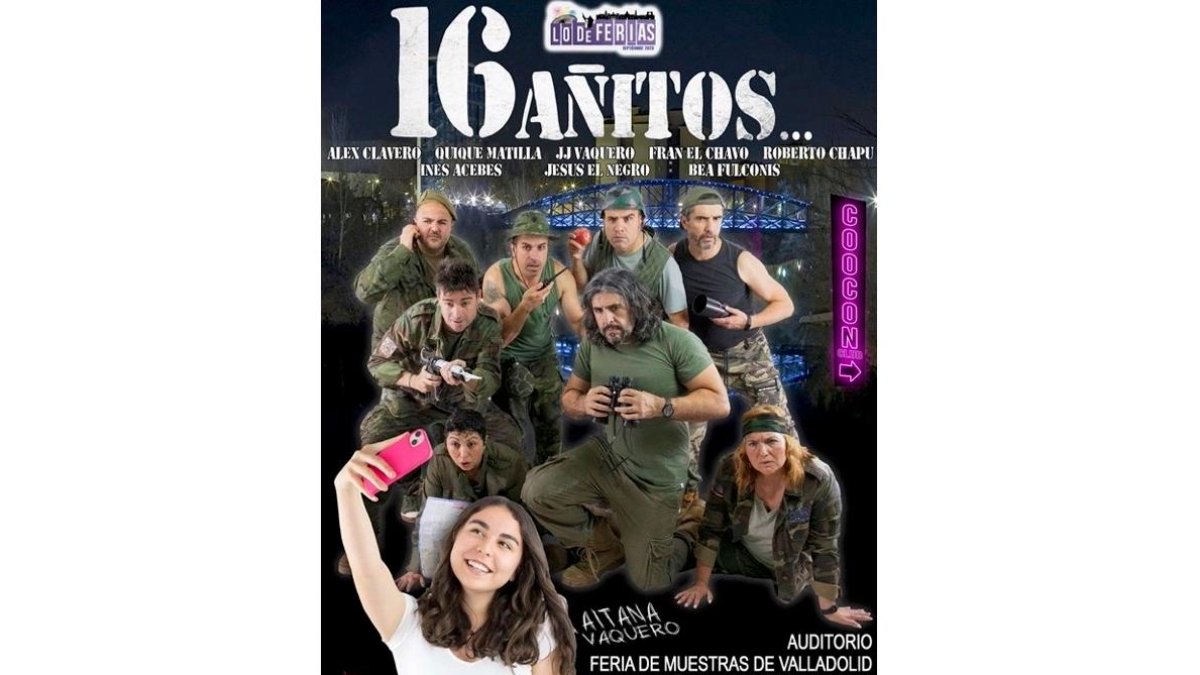Cartel 'Lo de Ferias: 16 añitos'.- E.M.