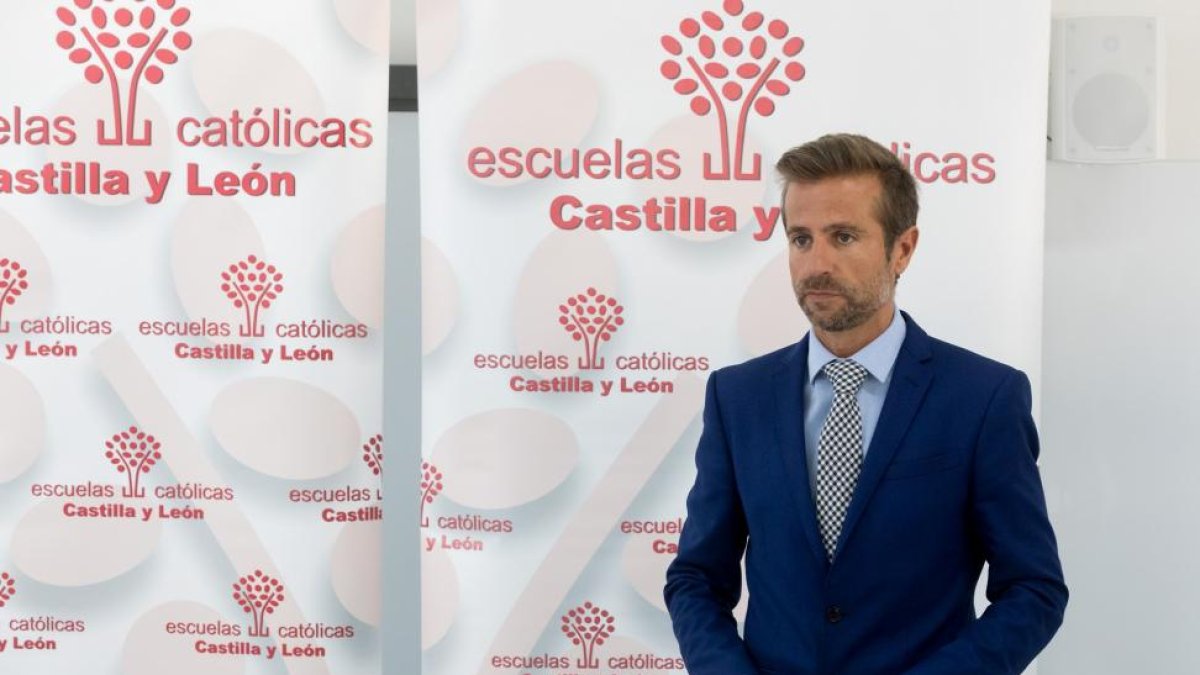 Leandro Roldán, secretario autonómico de Escuelas Católicas Castilla y León.-ICAL