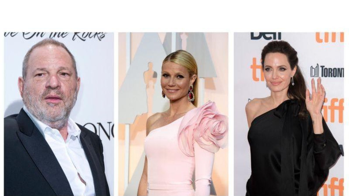 Angelina Jolie y Gwyneth Paltrow se suman a la lista de actrices y directoras que acusan al productor Harvey Weinstein de abusos sexuales.-EFE / ARCHIVO