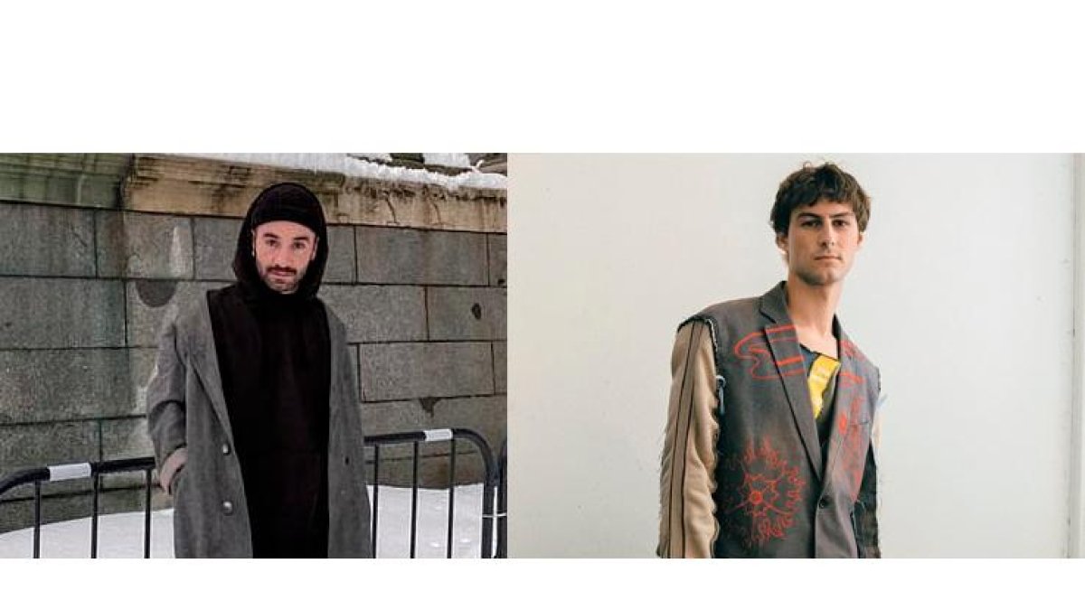 El vallisoletano Juan Valentín-Gamazo con una de sus creaciones - JUAN VG