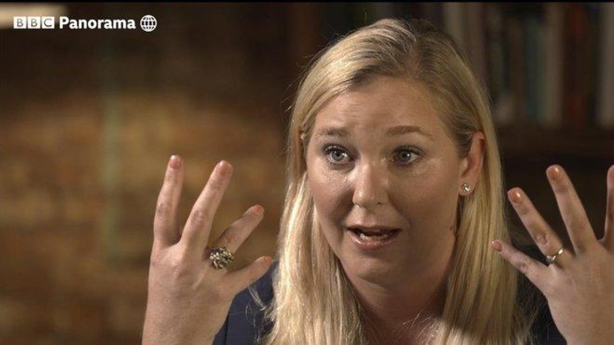 Virginia Giuffre, en su entrevista con la BBC, emitada el pasado 2 de diciembre.-BBC