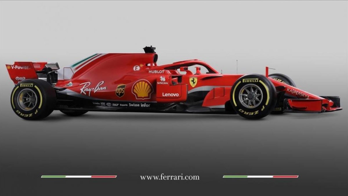 El nuevo Ferrari SF71H.-/ AFP / FERRARI PRESS OFFICE