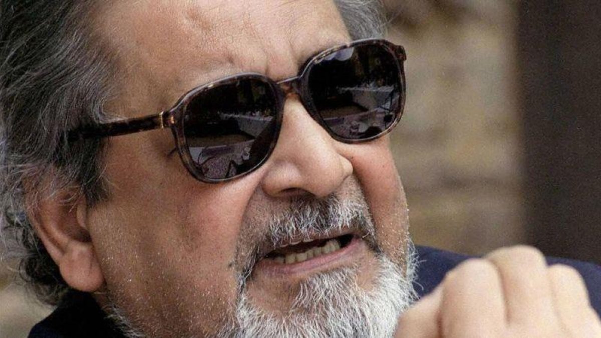 El premio Nobel de literatura, V.S. Naipul.-TEKEE TANWAR