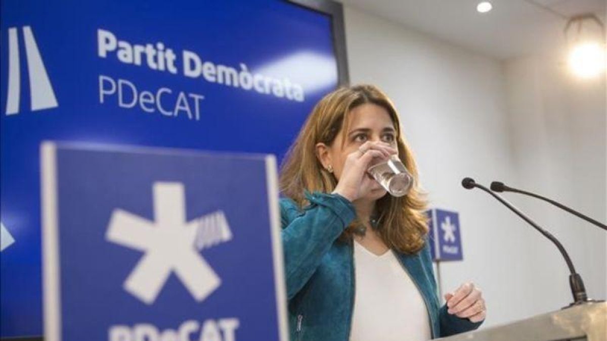 La coordinadora general del PDECat, Marta Pascal.-ALBERT BERTRAN