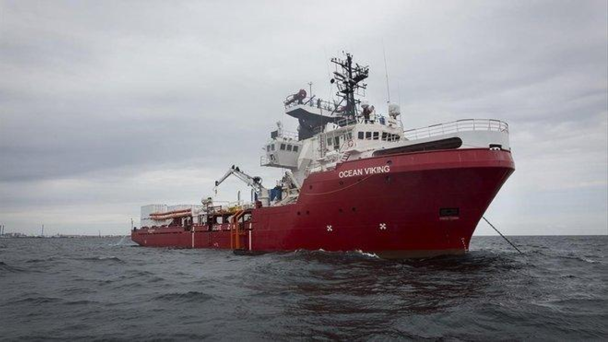 El barco humanitario ’Ocean Viking’.-ANTHONY JEAN (SOS MEDITERRANEE)