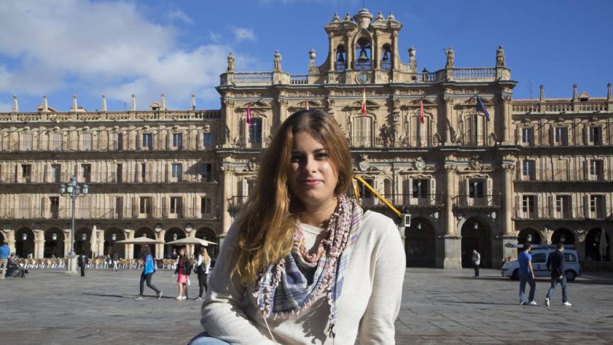 Rebeca Amador, la participante más jóven del congreso del PSOE que se celebra este fin de semana en Valladolid-Ical