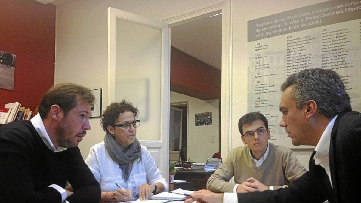 Óscar Puente, Rafi Romero, Pedro Herreros y Javier Izquierdo-El Mundo