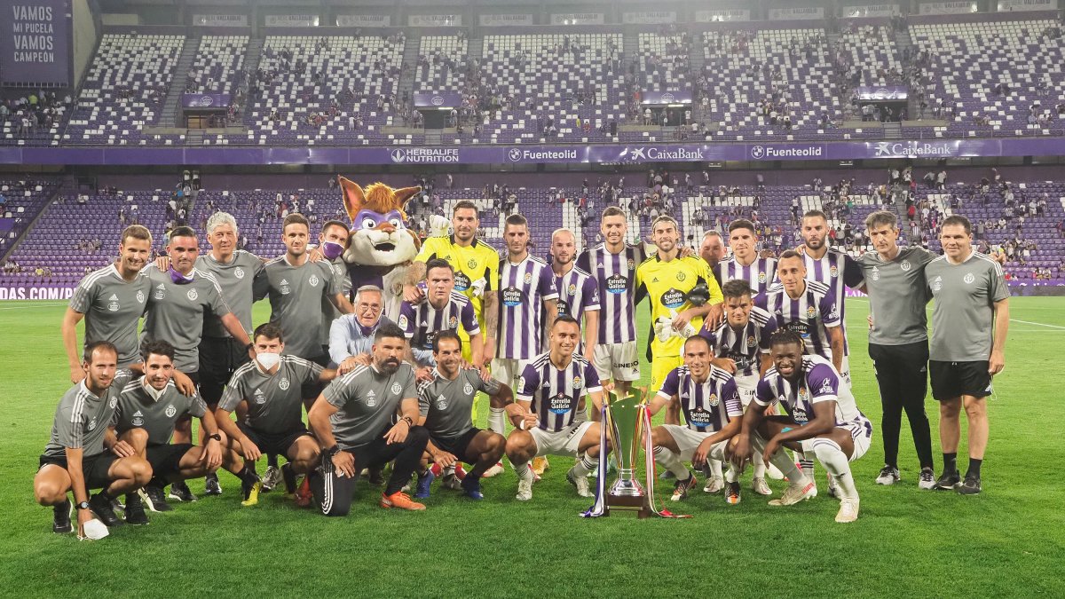 VALLADOLID. 04/08/21. PHOTOGENIC. EL REAL VALLADOLID CAMPEÓN DEL TROFEO CUIDAD DE VALLADOLID.